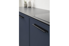 Greep manor back ba192 l254 zamak mat zwart